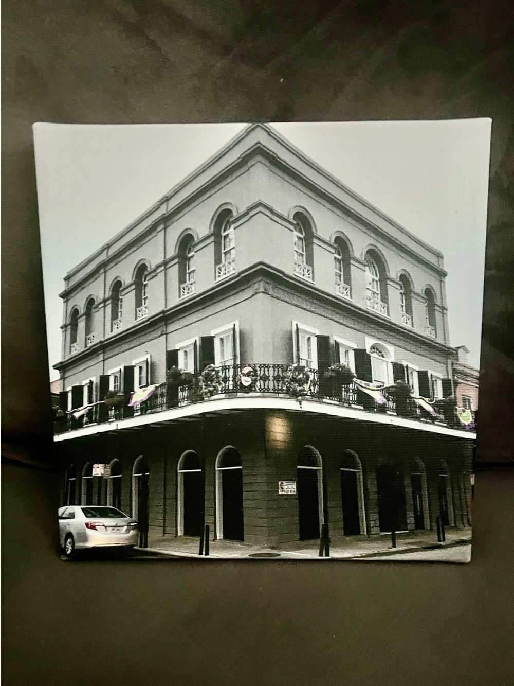 New Orleans LaBranche House Canvas Print – Original Photography (8”x8”) - Picture 1 of 2